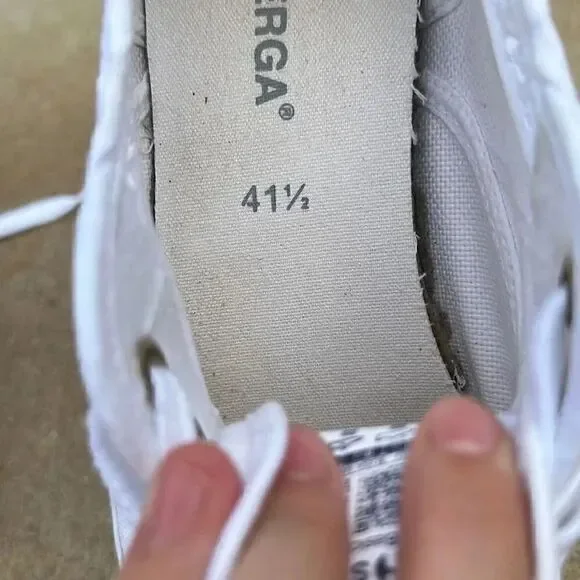 Superga White Platform Sneaker  - Picture 9 of 12